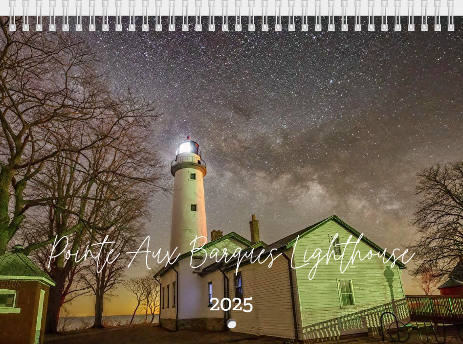 2025 Calendar - Pointe Aux Barques Lighthouse