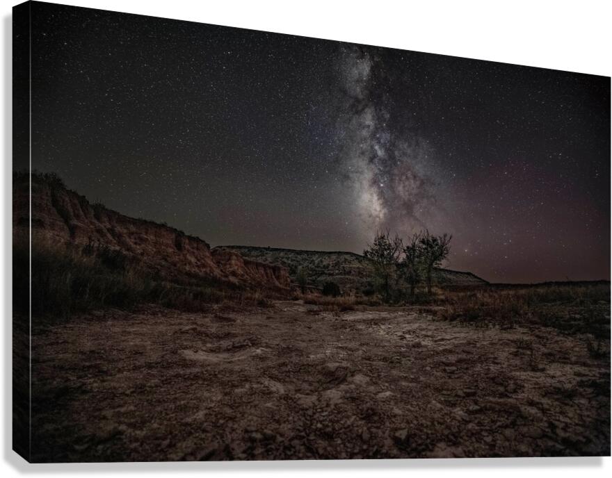 Allosaurus Tracks At Nightfall ... Black Mesa, OK