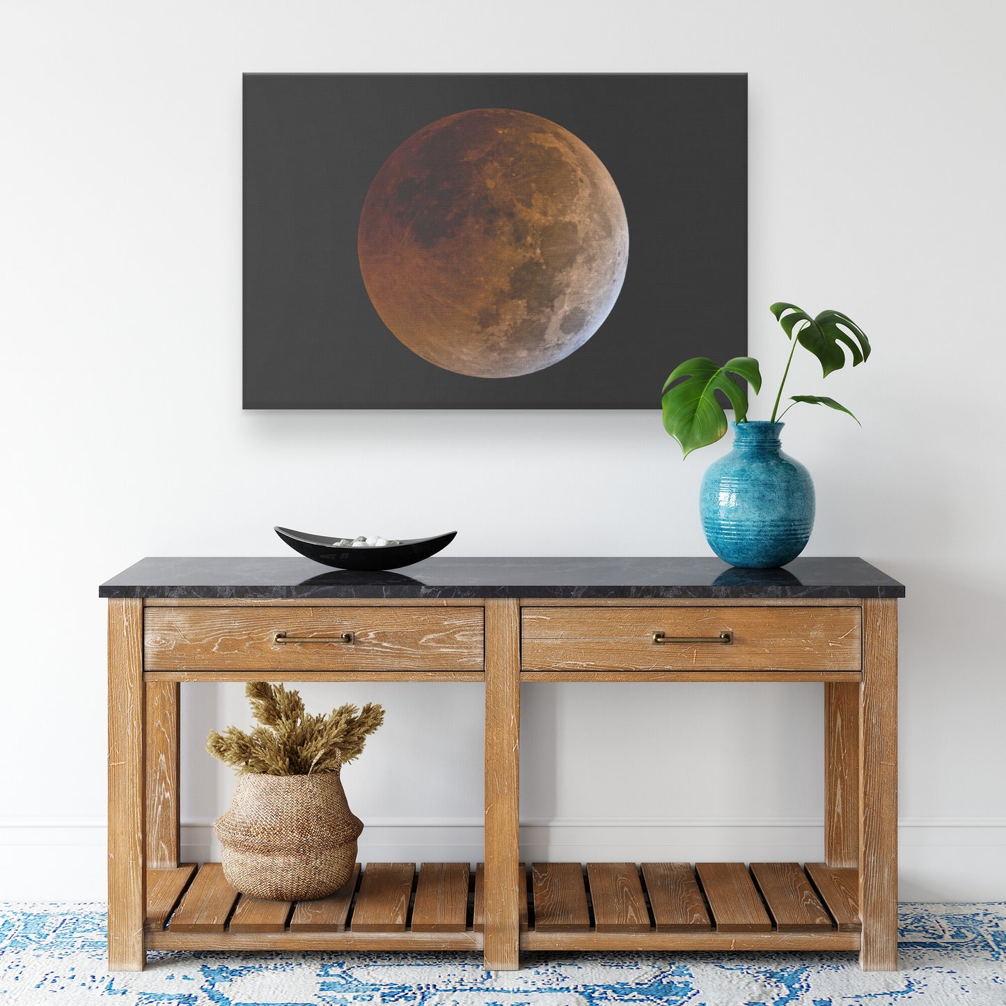 The Blood Moon Canvas Wrap